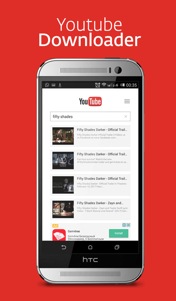youtube music video downloader app for android