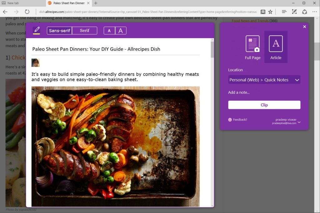 OneNote-Web-Clipper-Edge