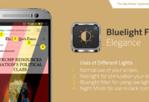 Bluelight filter elegance pro andorid night mode app