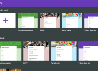 google forms template gallery quiz forms templates
