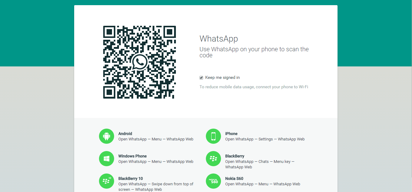 Qr scan web.whatsapp code How to