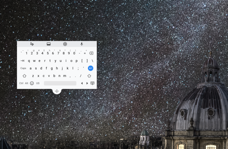 chrome new floating keyboard - chrome os 70 update