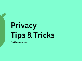 forchrome google account privacy tips and tricks